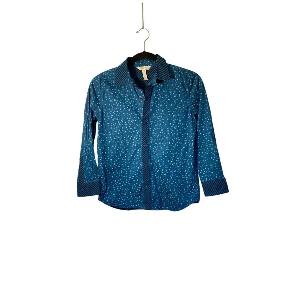 Matilda Jane boys, Jack Frost holiday, long sleeve shirt, 10